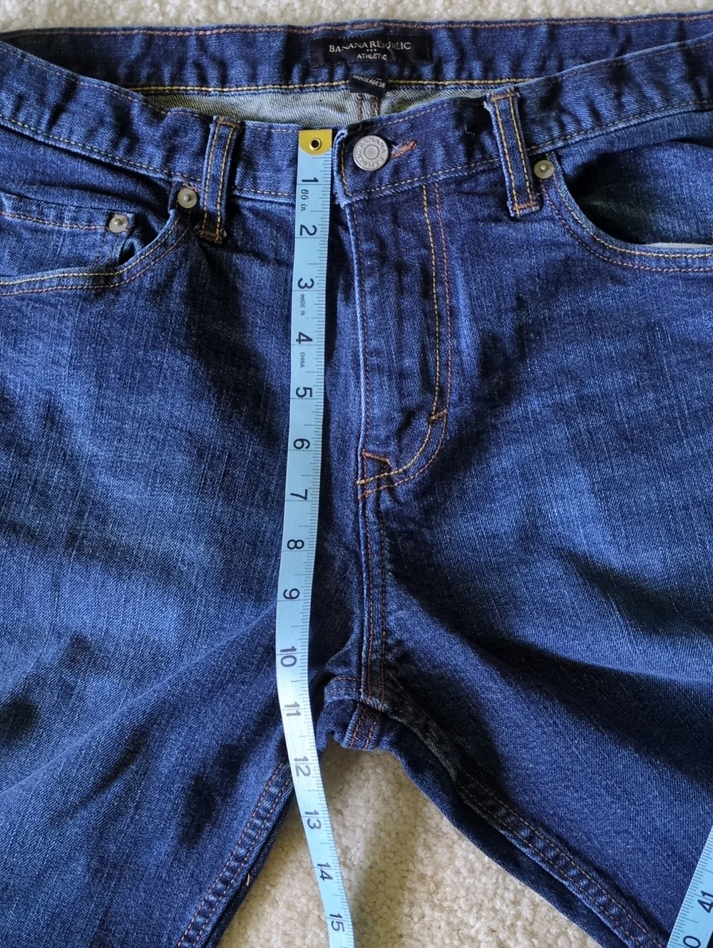 Men's Banana Republic Dark Blue Jeans 34/31